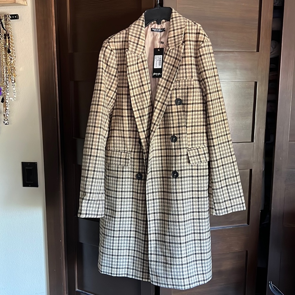 Nasty Gal Double Breasted Coat